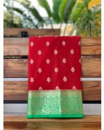 Red Kanjivaram Art Silk Saree
